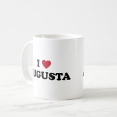 Ik hou van Augusta Georgia Koffiemok (Voorkant links)