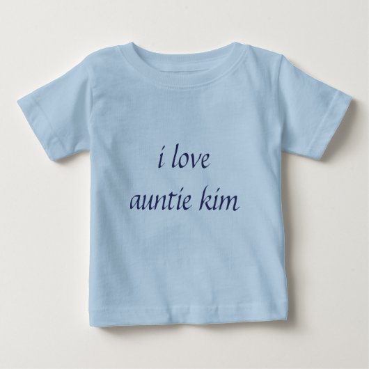 ik hou van auntie kim t shirt (Voorkant)