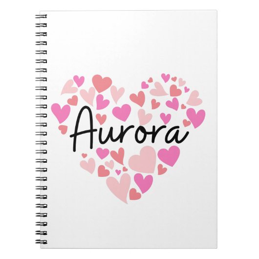Ik hou van Aurora Notitieboek (Voorkant)