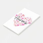 Ik hou van Aurora Post-it® Notes (Schuin)