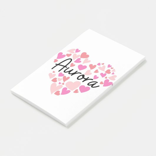 Ik hou van Aurora Post-it® Notes (Schuin)