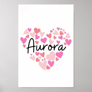 Ik hou van Aurora Poster