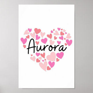 Ik hou van Aurora Poster