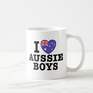Ik hou van Aussie Boys Koffiemok