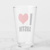 Ik hou van Austin Glas (Achterkant)