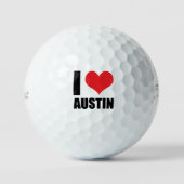 Ik hou van Austin Golfballen (Voorkant)