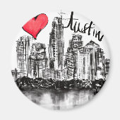 Ik hou van Austin Magneet (Voorkant)