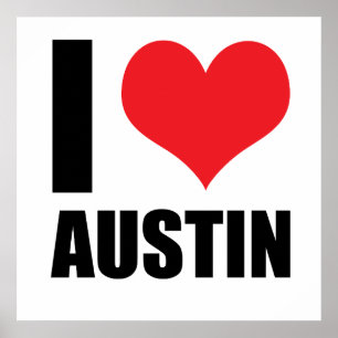 Ik hou van Austin Poster