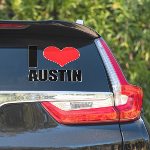 Ik hou van Austin Sticker