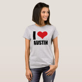 Ik hou van Austin T-shirt (Voorkant volledig)