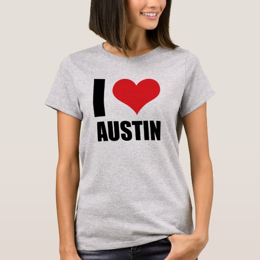 Ik hou van Austin T-shirt (Voorkant)