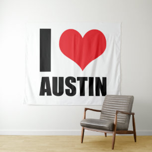 Ik hou van Austin Wandkleed