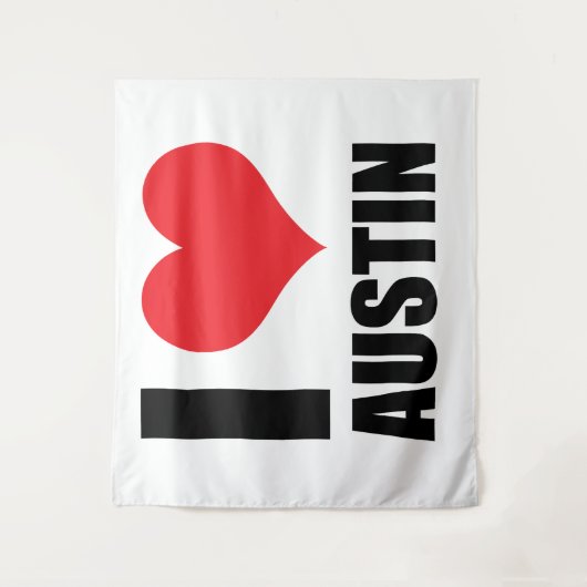 Ik hou van Austin Wandkleed (Voorkant)