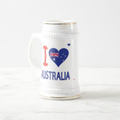 "Ik hou van AUSTRALIË" Australië Dag 26 januari Bierpul (Voorkant links)