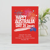"Ik hou van AUSTRALIË" Australië Dag 26 januari Feestdagenkaart (Staand voorkant)