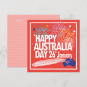 "Ik hou van AUSTRALIË" Australië Dag 26 januari Feestdagenkaart (Voorkant / Achterkant)