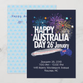 "IK HOU VAN AUSTRALIË" Australië Dag 26 januari Feestdagenkaart (Voorkant / Achterkant)
