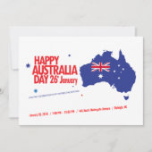 "Ik hou van AUSTRALIË" Australië Dag 26 januari Feestdagenkaart (Voorkant)