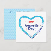"Ik hou van AUSTRALIË" Australië Dag 26 januari Ho Feestdagenkaart (Voorkant / Achterkant)