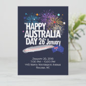 "IK HOU VAN AUSTRALIË" Australië Dag 26 januari Kaart (Staand voorkant)