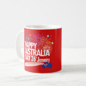 "Ik hou van AUSTRALIË" Australië Dag 26 januari Koffiemok (Voorkant links)