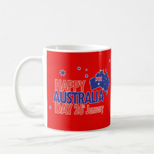 "Ik hou van AUSTRALIË" Australië Dag 26 januari Koffiemok