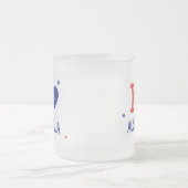 "Ik hou van AUSTRALIË" Australië Dag 26 januari Matglas Koffiemok (Center)