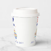 "Ik hou van AUSTRALIË" Australië Dag 26 januari Papieren Bekers (Links)