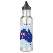 "Ik hou van AUSTRALIË" Australië Dag 26 januari Waterfles (Rechts)