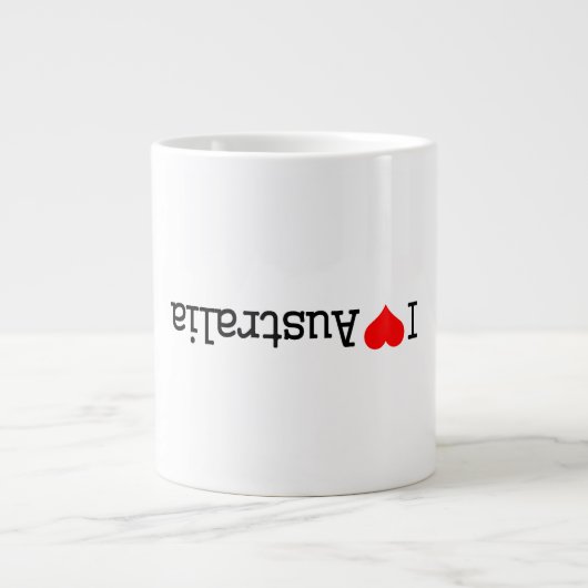 Ik hou van Australië Grote Koffiekop (Voorkant)