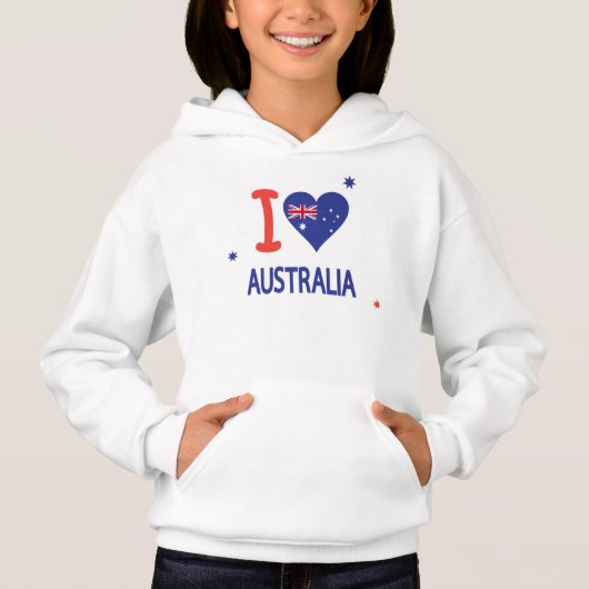 Ik hou van AUSTRALIË Happy Australia Day 26 januar (Voorkant)