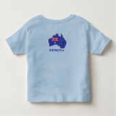 Ik hou van AUSTRALIË Happy Australia Day 26 januar Kinder Shirts (Achterkant)