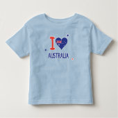 Ik hou van AUSTRALIË Happy Australia Day 26 januar Kinder Shirts (Voorkant)