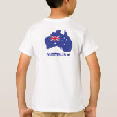 Ik hou van AUSTRALIË Happy Australia Day 26 januar T-shirt (Achterkant)