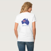 Ik hou van AUSTRALIË Happy Australia Day 26 januar T-shirt (Achterkant volledig)