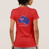 Ik hou van AUSTRALIË Happy Australia Day 26 januar T-shirt (Achterkant)