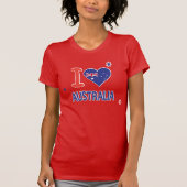 Ik hou van AUSTRALIË Happy Australia Day 26 januar T-shirt (Voorkant)