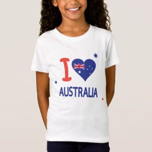 Ik hou van AUSTRALIË Happy Australia Day 26 januar T-shirt