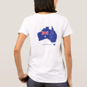 Ik hou van AUSTRALIË Happy Australia Day 26 januar T-shirt (Achterkant)