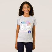Ik hou van AUSTRALIË Happy Australia Day 26 januar T-shirt (Voorkant volledig)