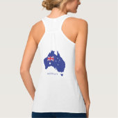 Ik hou van AUSTRALIË Happy Australia Day 26 januar Tanktop (Achterkant)