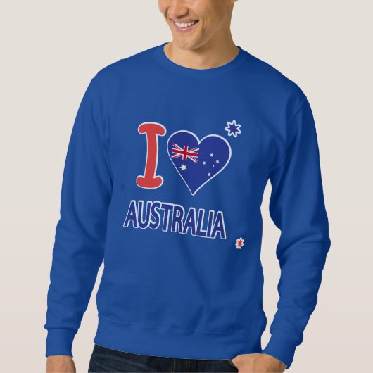 Ik hou van AUSTRALIË Happy Australia Day 26 januar Trui (Voorkant)