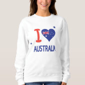 Ik hou van AUSTRALIË Happy Australia Day 26 januar Trui (Voorkant)