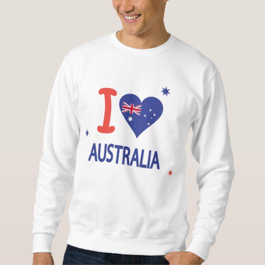 Ik hou van AUSTRALIË Happy Australia Day 26 januar Trui (Voorkant)