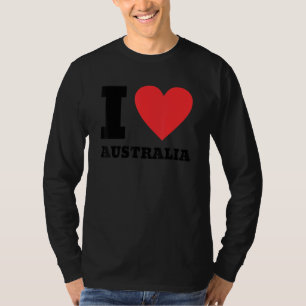 Ik hou van Australië Ik hoor Australië Familie rei T-shirt
