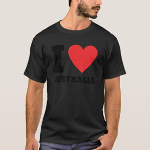 Ik hou van Australië Ik hoor Australië Familie rei T-shirt