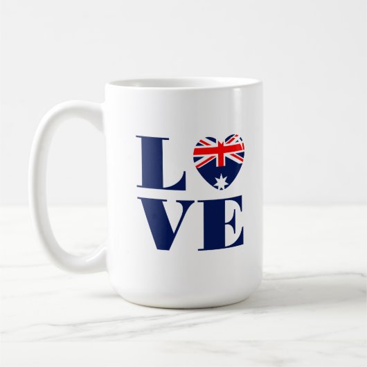 Ik hou van Australië Koffiemok (Links)