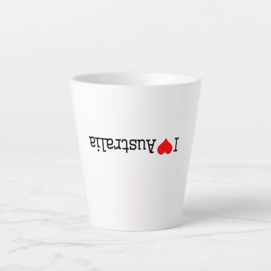 Ik hou van Australië Latte Mok (Voorkant)
