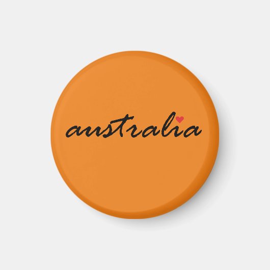 Ik hou van Australië Magneet (Voorkant)