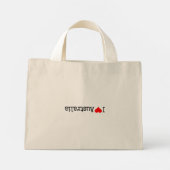 Ik hou van Australië Mini Tote Bag (Achterkant)